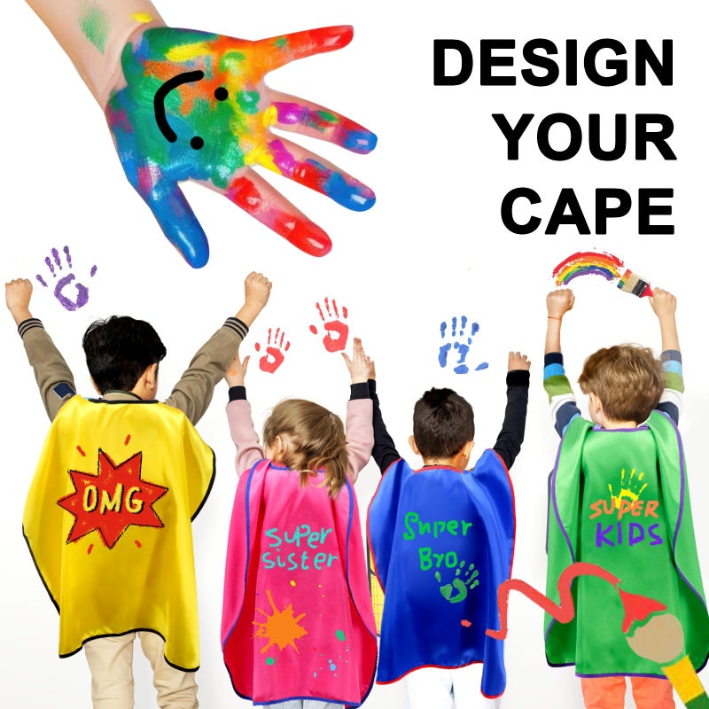 iROLEWIN Bulk Superhero-Capes for Kids Super Hero Capes and Masks 20 Pack Toddler Dress-up Birthday Party Day School Costume - Image 5